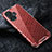 Silicone Transparent Frame Case Cover 360 Degrees AM3 for Xiaomi Redmi K40 Gaming 5G Red