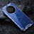 Silicone Transparent Frame Case Cover 360 Degrees AM4 for Huawei Mate 60 Blue