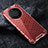 Silicone Transparent Frame Case Cover 360 Degrees AM4 for Huawei Mate 60 Pro+ Plus Red