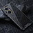 Silicone Transparent Frame Case Cover 360 Degrees AM4 for Huawei Nova 11i Black