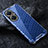 Silicone Transparent Frame Case Cover 360 Degrees AM4 for Huawei Nova 11i Blue