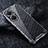 Silicone Transparent Frame Case Cover 360 Degrees AM4 for Huawei Nova 11i Gray