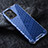 Silicone Transparent Frame Case Cover 360 Degrees AM4 for Realme 10T 5G Blue