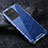 Silicone Transparent Frame Case Cover 360 Degrees AM4 for Vivo iQOO Neo6 SE 5G Blue