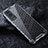 Silicone Transparent Frame Case Cover 360 Degrees AM4 for Vivo iQOO Z5x 5G Gray