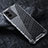 Silicone Transparent Frame Case Cover 360 Degrees AM4 for Vivo iQOO Z6x Gray