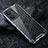 Silicone Transparent Frame Case Cover 360 Degrees AM4 for Vivo iQOO Z7i 5G Gray