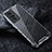 Silicone Transparent Frame Case Cover 360 Degrees AM4 for Vivo X70 5G Gray