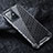 Silicone Transparent Frame Case Cover 360 Degrees AM4 for Vivo Y33e 5G Gray