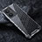Silicone Transparent Frame Case Cover 360 Degrees AM4 for Vivo Y35 5G Gray