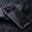 Silicone Transparent Frame Case Cover 360 Degrees AM4 for Xiaomi Redmi K70 5G Black