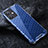 Silicone Transparent Frame Case Cover 360 Degrees AM4 for Xiaomi Redmi Note 12R Pro 5G Blue