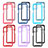 Silicone Transparent Frame Case Cover 360 Degrees for Motorola Moto Edge 20 Lite 5G