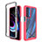 Silicone Transparent Frame Case Cover 360 Degrees for Motorola Moto Edge (2021) 5G