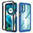 Silicone Transparent Frame Case Cover 360 Degrees for Motorola Moto Edge (2022) 5G