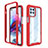 Silicone Transparent Frame Case Cover 360 Degrees for Motorola Moto Edge S 5G