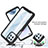 Silicone Transparent Frame Case Cover 360 Degrees for Motorola Moto Edge S 5G