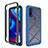 Silicone Transparent Frame Case Cover 360 Degrees for Motorola Moto G Pure