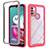 Silicone Transparent Frame Case Cover 360 Degrees for Motorola Moto G10