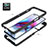 Silicone Transparent Frame Case Cover 360 Degrees for Motorola Moto G100 5G