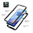 Silicone Transparent Frame Case Cover 360 Degrees for Oppo A16