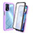 Silicone Transparent Frame Case Cover 360 Degrees for Oppo A16