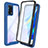 Silicone Transparent Frame Case Cover 360 Degrees for Oppo A74 4G