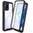 Silicone Transparent Frame Case Cover 360 Degrees for Oppo A95 4G