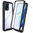 Silicone Transparent Frame Case Cover 360 Degrees for Oppo F19s Black