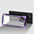 Silicone Transparent Frame Case Cover 360 Degrees for Samsung Galaxy A81 Purple