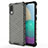 Silicone Transparent Frame Case Cover 360 Degrees for Samsung Galaxy M02