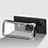 Silicone Transparent Frame Case Cover 360 Degrees for Samsung Galaxy M80S Matcha Green