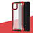 Silicone Transparent Frame Case Cover 360 Degrees for Samsung Galaxy Note 10 Lite