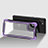 Silicone Transparent Frame Case Cover 360 Degrees for Samsung Galaxy Note 10 Lite Purple