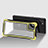 Silicone Transparent Frame Case Cover 360 Degrees for Samsung Galaxy Note 10 Lite Yellow