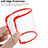 Silicone Transparent Frame Case Cover 360 Degrees for Samsung Galaxy S21 FE 5G