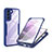 Silicone Transparent Frame Case Cover 360 Degrees for Samsung Galaxy S24 Plus 5G