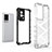 Silicone Transparent Frame Case Cover 360 Degrees for Vivo iQOO 8 5G