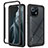 Silicone Transparent Frame Case Cover 360 Degrees for Xiaomi Mi 11 Lite 4G Black