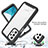 Silicone Transparent Frame Case Cover 360 Degrees JX1 for Samsung Galaxy A23 4G