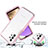 Silicone Transparent Frame Case Cover 360 Degrees JX1 for Samsung Galaxy A32 4G