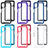 Silicone Transparent Frame Case Cover 360 Degrees JX2 for Samsung Galaxy A12