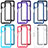 Silicone Transparent Frame Case Cover 360 Degrees JX2 for Samsung Galaxy F12