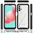 Silicone Transparent Frame Case Cover 360 Degrees JX2 for Samsung Galaxy M32 5G