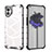 Silicone Transparent Frame Case Cover 360 Degrees M01 for Nothing Phone 1