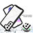 Silicone Transparent Frame Case Cover 360 Degrees M01 for Samsung Galaxy S21 5G