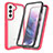 Silicone Transparent Frame Case Cover 360 Degrees M01 for Samsung Galaxy S21 FE 5G