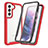 Silicone Transparent Frame Case Cover 360 Degrees M01 for Samsung Galaxy S21 FE 5G