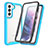 Silicone Transparent Frame Case Cover 360 Degrees M01 for Samsung Galaxy S21 Plus 5G