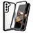 Silicone Transparent Frame Case Cover 360 Degrees M01 for Samsung Galaxy S24 5G